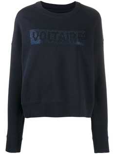 Zadig&Voltaire толстовка с кристаллами