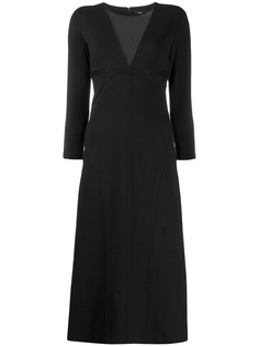 Dsquared2 платье с глубоким V-образным вырезом