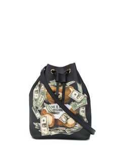 Moschino сумка-ведро с принтом