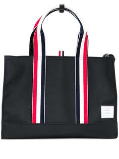 Thom Browne сумка-тоут с контрастными полосками