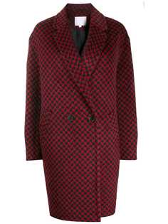 Lala Berlin houndstooth patterned coat