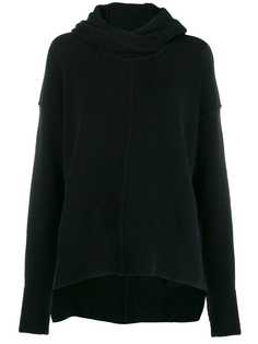 Isabel Benenato raised seam knit hoodie