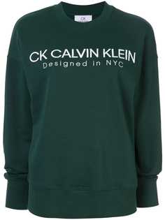 Ck Calvin Klein толстовка с контрастным логотипом