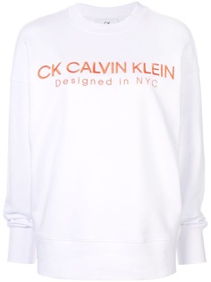 Ck Calvin Klein толстовка с контрастным логотипом