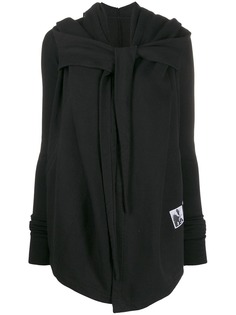 Rick Owens DRKSHDW wrap style hoodie jacket