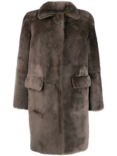 Desa 1972 button-up shearling coat