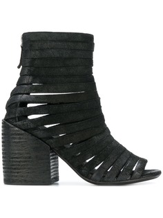Marsèll lattice open toe ankle boots