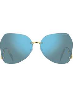 Marc Jacobs Eyewear зеркальные солнцезащитные очки
