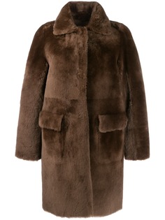 Desa 1972 long sleeve shearling coat