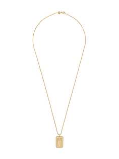 Northskull колье Saint из позолоченного серебра