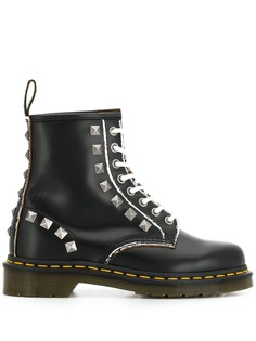 Dr. Martens studded lace-up boots