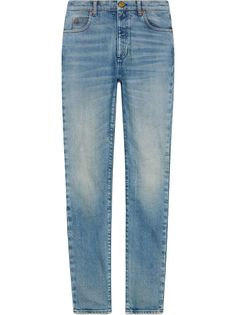 Gucci брюки скинни из денима