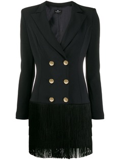 Elisabetta Franchi платье с бахромой
