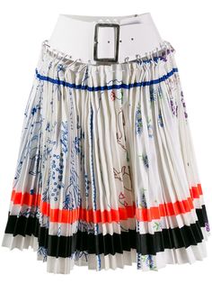 Chopova Lowena плиссированная юбка с поясом