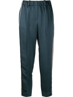 Incotex укороченные брюки с лампасами