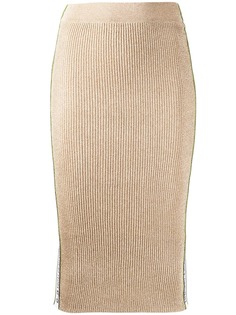 Pinko metallic pencil skirt