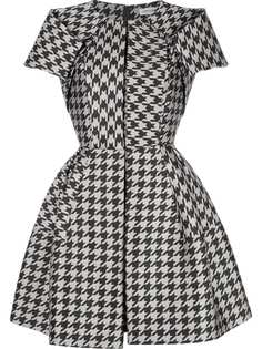 Dice Kayek structured houndstooth dress