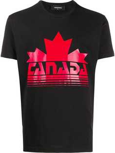 Dsquared2 футболка с принтом Canada