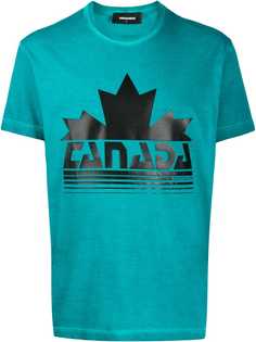 Dsquared2 футболка с принтом Canada