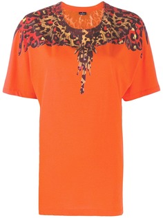 Marcelo Burlon County Of Milan Leopard Wings print T-shirt