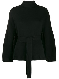 Lamberto Losani belted turtle neck jumper