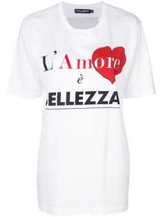 Dolce & Gabbana футболка LAmore È Bellezza