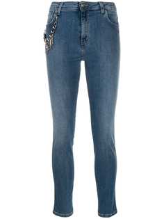 Gaelle Bonheur logo charm skinny jeans