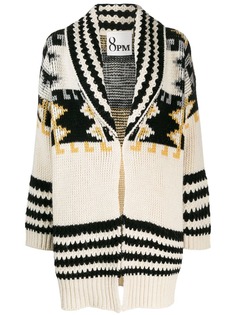 8pm patterned cardi-coat