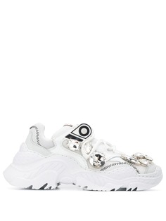 Nº21 crystal embellished sneakers