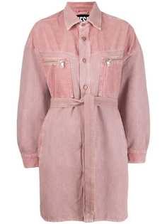 Diesel belted denim dress