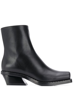 Proenza Schouler square toe leather boots