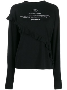 Palm Angels ruffled sweatshirt