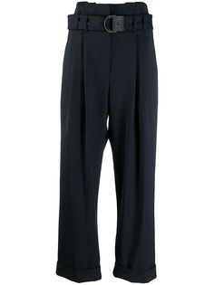 Brunello Cucinelli укороченные брюки с поясом