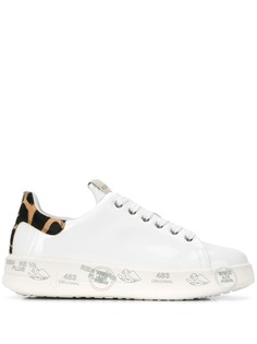 White Premiata кеды с меховой отделкой