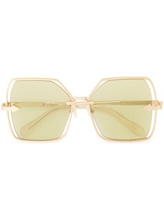 Karen Walker массивные солнцезащитные очки Nirvana