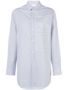 Jil Sander рубашка Lucia с вышивкой