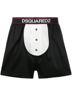 Dsquared2 боксеры с логотипом на поясе