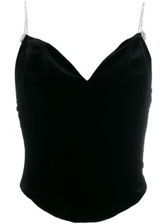 Magda Butrym velvet corset top