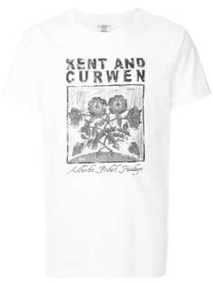 Kent & Curwen футболка с цветочным принтом