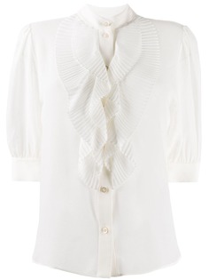 Givenchy рубашка с плиссированными оборками