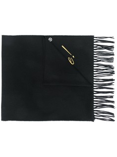 Moschino шарф Couture с вышитым логотипом