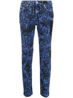 Versace Jeans Couture джинсы скинни с принтом Barocco