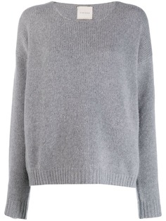 Fine Edge мешковатый свитер с круглым вырезом