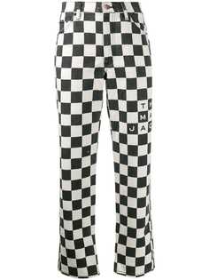 Marc Jacobs джинсы прямого кроя в шахматную клетку