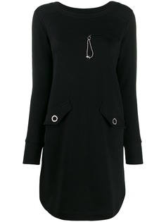 Love Moschino платье-трапеция с длинными рукавами