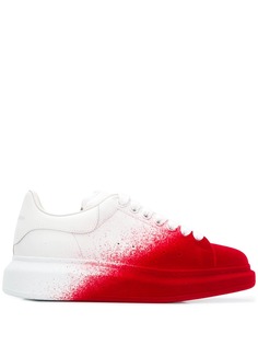 Alexander McQueen массивные кеды с эффектом разбрызганной краски