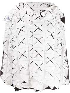 Issey Miyake куртка оверсайз с геометричными складками