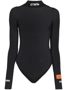 Heron Preston боди с длинными рукавами и открытой спиной