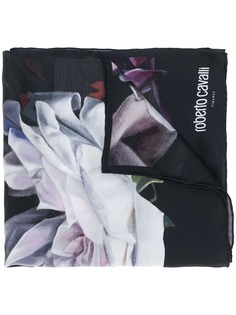 Roberto Cavalli платок с цветочным принтом