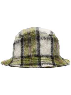 Natasha Zinko check pattern bucket hat